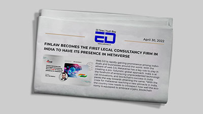 Finlaw Becomes The First Legal Consultancy Firm In
												India To Have Its Presence In Metaverse